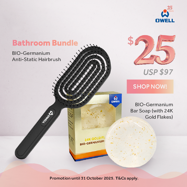 Bathroom Bundle Promotion - Hairbrush and Bar Soap