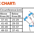MedicFlow Taping Knee Sleeve Size Chart
